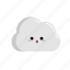 chibi, cloud, facial expression, neutral, wolke, alert, attentive, cloudy, intent, interested, mindful, weather 