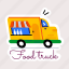 food truck, mobile kitchen, food van, culinary truck, street truck 