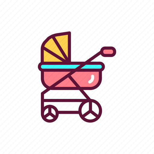 Baby, care, stroller icon - Download on Iconfinder