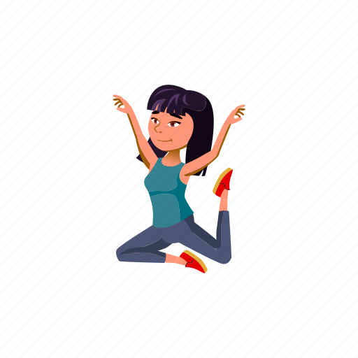 Child, joyful, chinese, girl, teenager, university, exercise icon - Download on Iconfinder