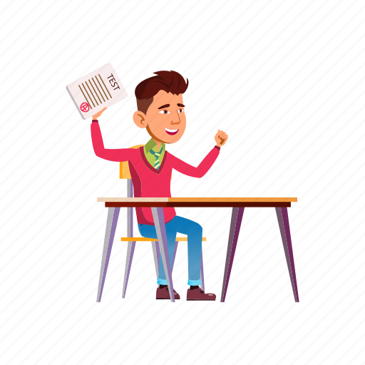 Child, boy, student, sitting, college, desk, university icon - Download on Iconfinder