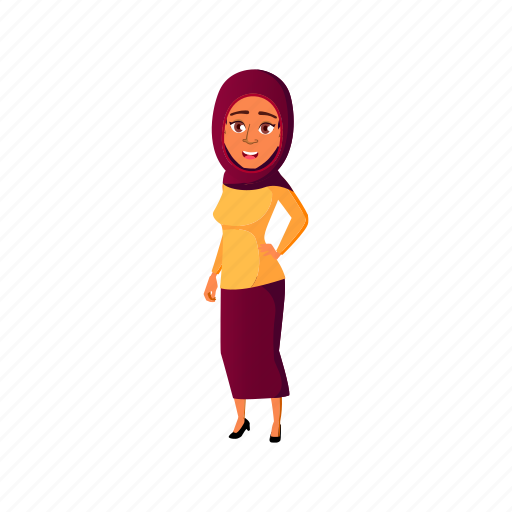 Child, islamic, girl, seller, speaking, client, shop icon - Download on Iconfinder