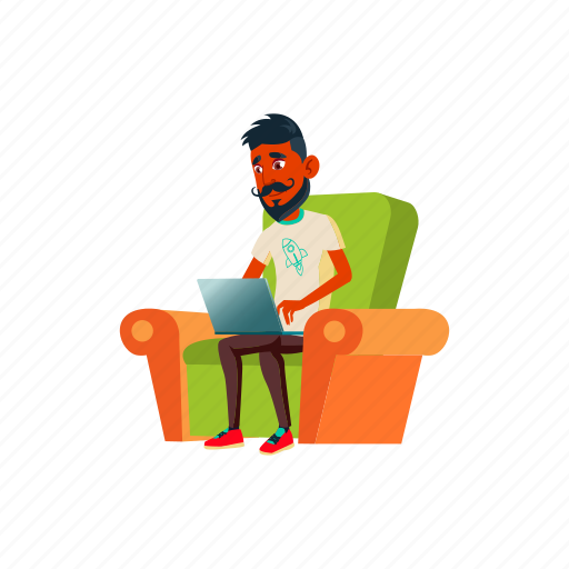 Child, boy, sitting, armchair, searching, information, internet icon - Download on Iconfinder