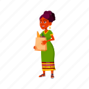 child, indian, woman, food, bag, grocery, shop, school