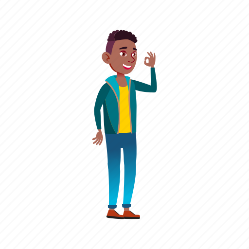 Child, african, boy, teen, approving, photo, university icon - Download on Iconfinder