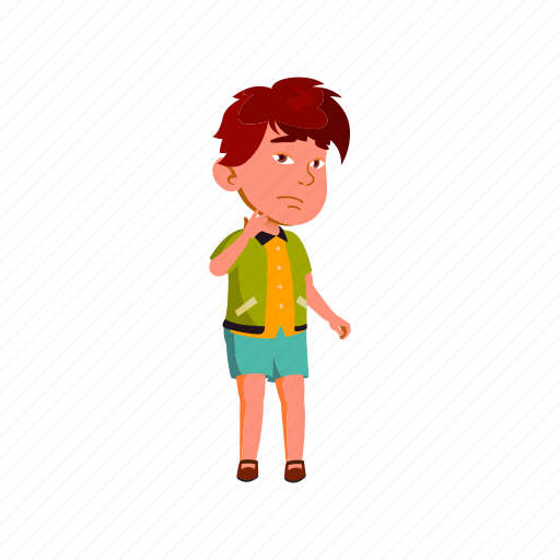 Child, ashamed, boy, thinking, about, his, bad icon - Download on Iconfinder