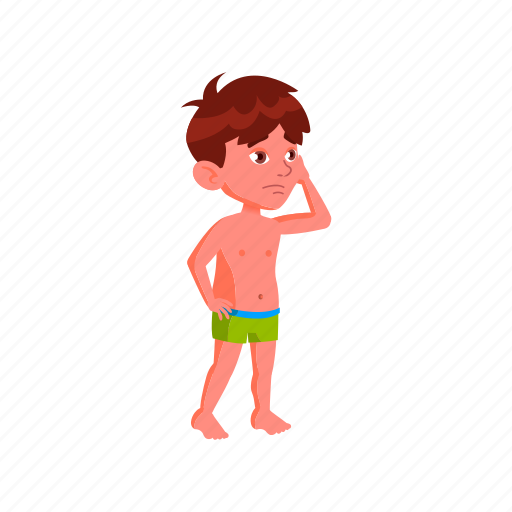 Child, thoughtful, children, boy, kid, kindergarten, beach icon - Download on Iconfinder