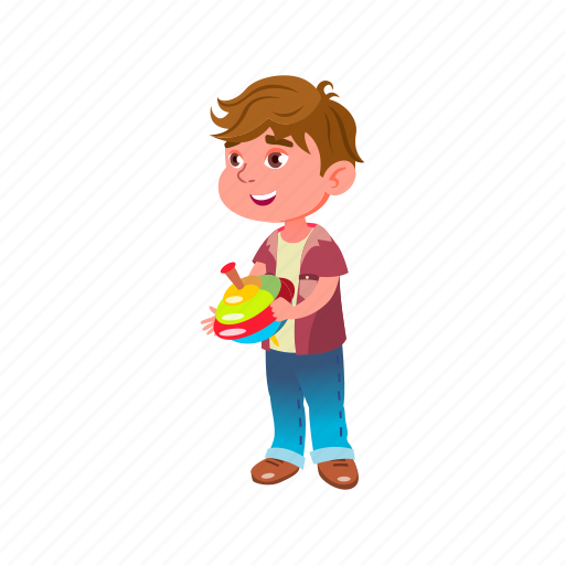 Child, cute, happy, little, boy, play, humming icon - Download on Iconfinder