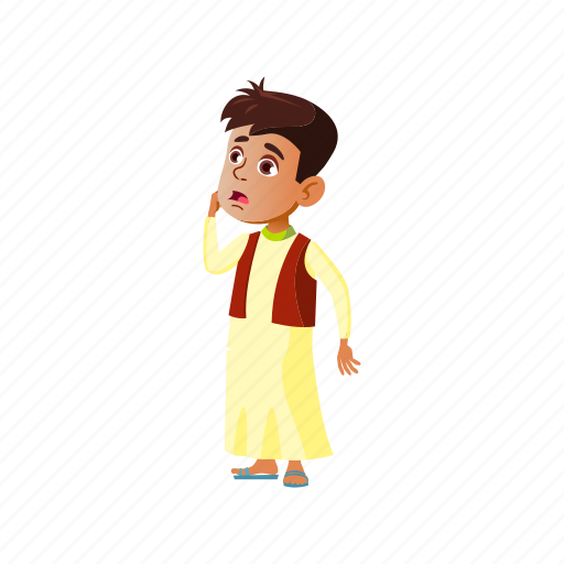 Child, cute, shocked, egyptian, boy, look, snow icon - Download on Iconfinder
