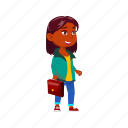 child, cute, happy, indian, girl, suitcase, going, college