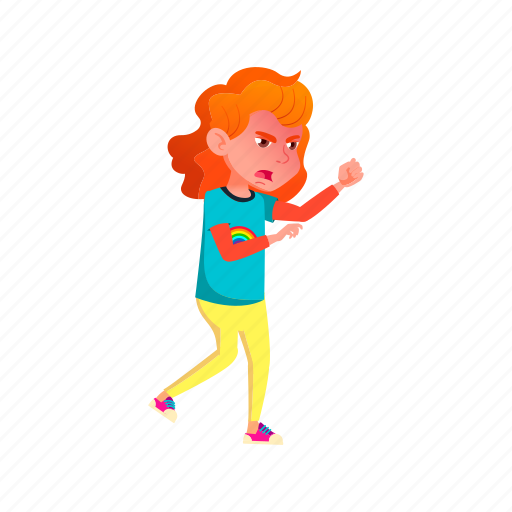Child, angry, redhead, kid, girl, fighting, brother icon - Download on Iconfinder
