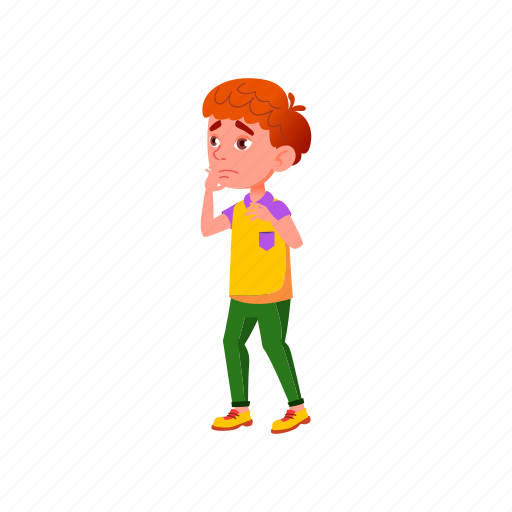 Child, redhead, boy, sad, kid, favorite, lost icon - Download on Iconfinder