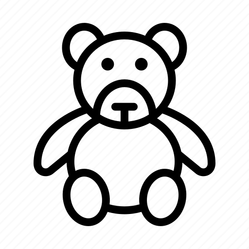 Teddy, bear, cute, toy, childhood, kid icon - Download on Iconfinder