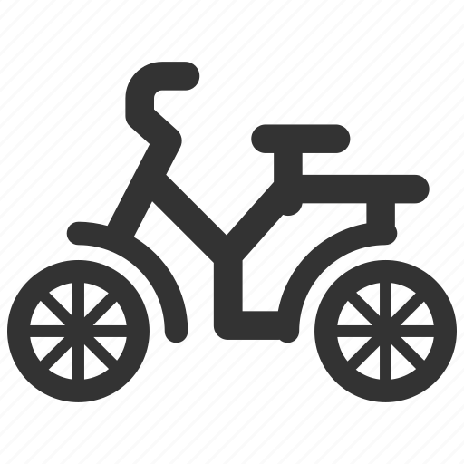 Bike, bicycle, cycle, transport, wheels, toy icon - Download on Iconfinder