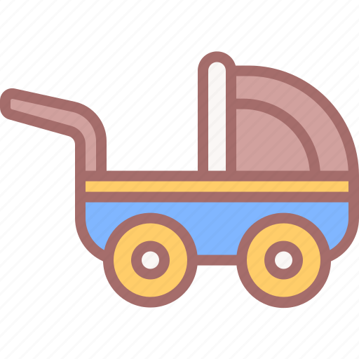 Stroller, childhood, child, carriage, baby icon - Download on Iconfinder