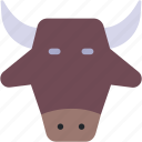 ox, cow, horns, milk, animal, domestic