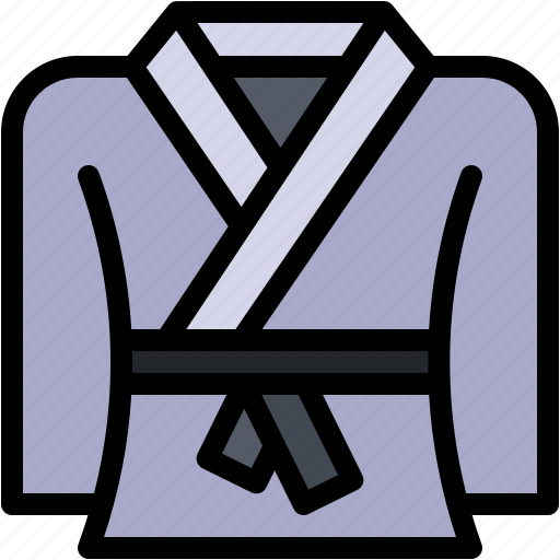Kimono, judo, karate, sport, oriental icon - Download on Iconfinder