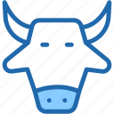 ox, cow, horns, milk, animal, domestic