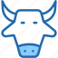 ox, cow, horns, milk, animal, domestic 