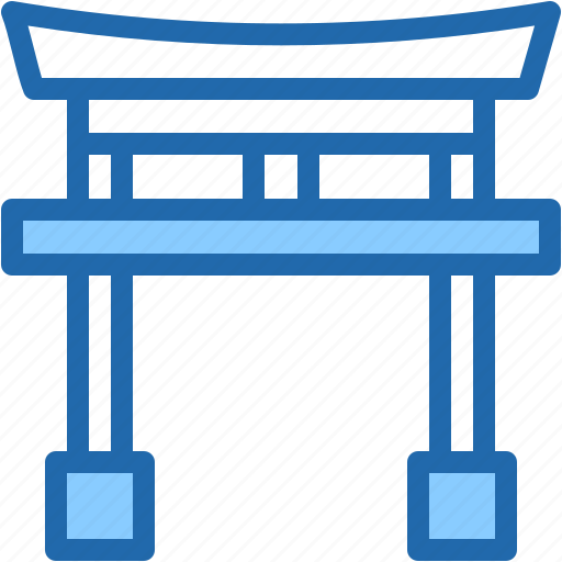 Torii, gate, landmark, shrine, shinto, asia icon - Download on Iconfinder