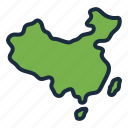 map, location, china, chinese, asia, nation, country, geography