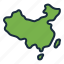 map, location, china, chinese, asia, nation, country, geography 