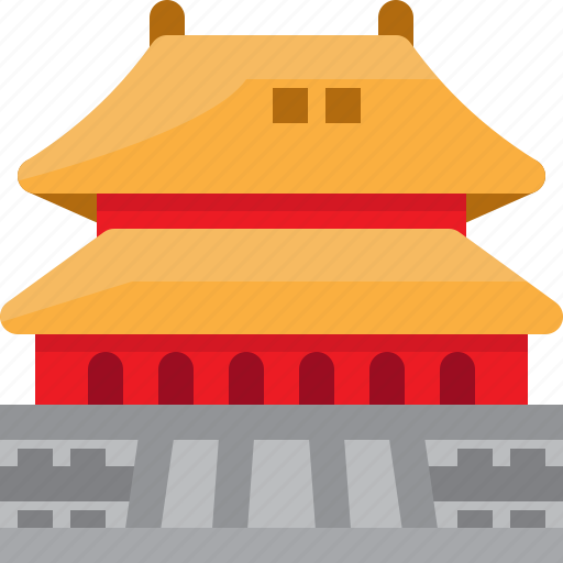 Architecture, building, china, landmark, palace, the palace museum icon - Download on Iconfinder