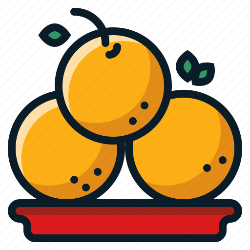 Chinese, food, fruit, new, orange, year icon - Download on Iconfinder