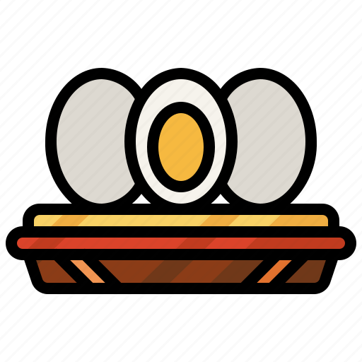 Boiled, egg, gastronomy, chinese, food, nutrition icon - Download on Iconfinder