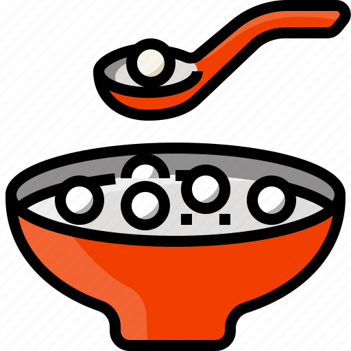 Balls, chinese, food, glutenous, rice, tangyuan icon - Download on Iconfinder