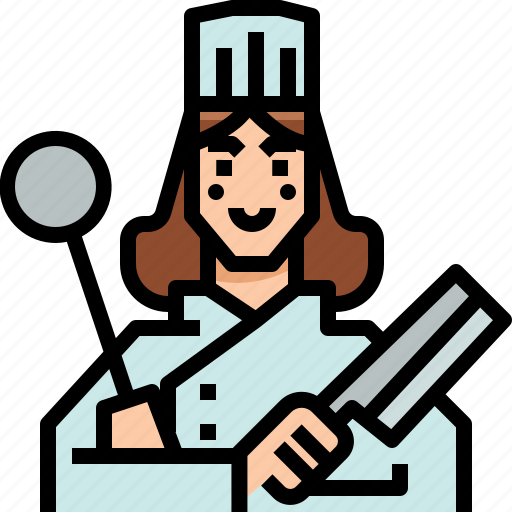 Chef, chinese, cooking, food, job, occupation, woman icon - Download on Iconfinder