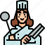chef, chinese, cooking, food, job, occupation, woman 