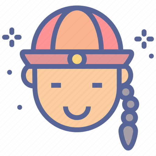 Boy, chinese, hat, traditional, chinese new year, lunar new year, cny icon - Download on Iconfinder
