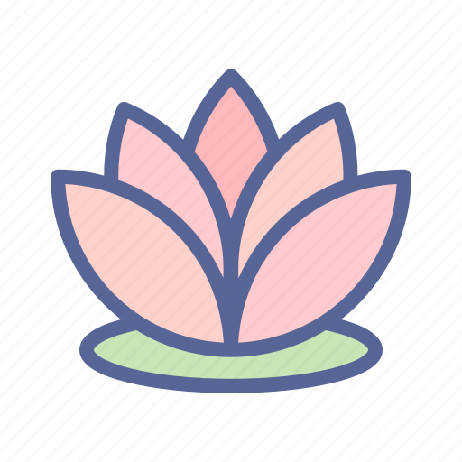 Flower, garden, lotus, spring, spa, relax icon - Download on Iconfinder