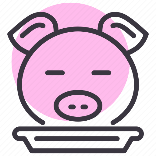 Pig, pork, chinese new year, reunion, dinner, cny, lunar new year icon - Download on Iconfinder