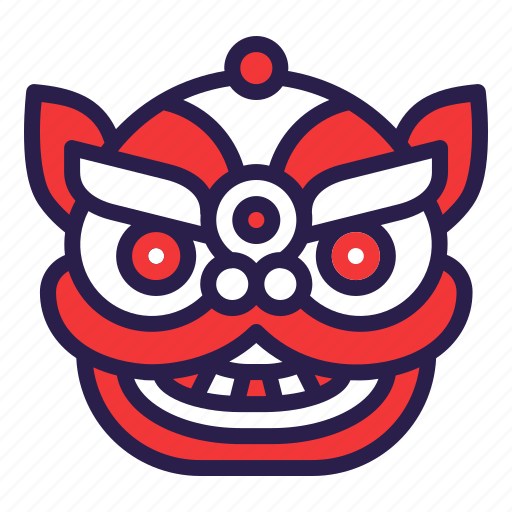 Dragon, lion, dance, chinese new year, chinese zodiac, singapore, cny icon - Download on Iconfinder