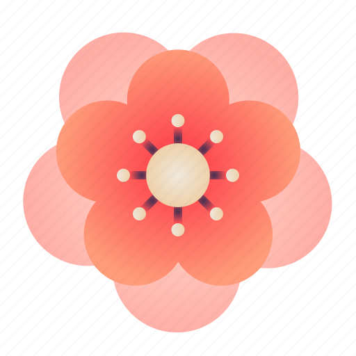 Blossom, chinese, flower, newyear, peach, plum icon - Download on Iconfinder