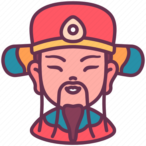 Avatar, caishen, chinese, fortune, god, happy, wealth icon - Download on Iconfinder