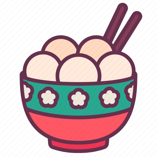 Bowl, chinese, chopsticks, dessert, newyear, sweet icon - Download on Iconfinder