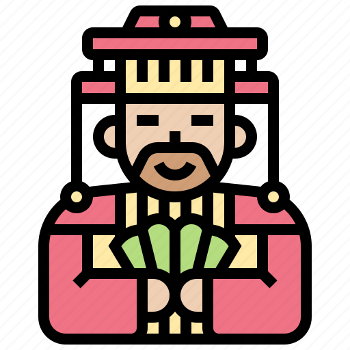 Ancient, china, dynasty, emperor, king icon - Download on Iconfinder