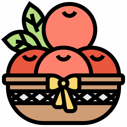 Blessing, fruits, luck, prosperity, tangerine icon - Download on Iconfinder