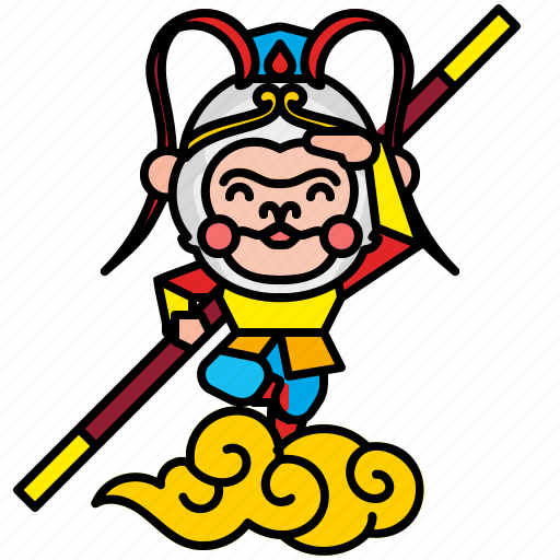 Chinese, king, monkey, sun, sun wukong, wukong icon - Download on Iconfinder