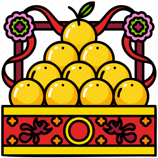 Fresh, fruit, luck, new, orange, year icon - Download on Iconfinder