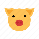 pig, avatar, face