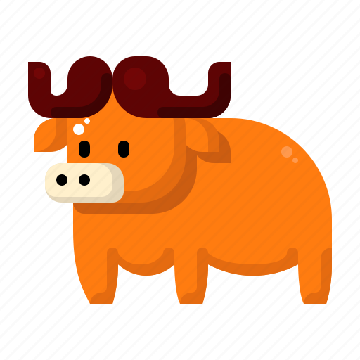 Buffalo, chinese, new, year, animal, zodiac, bovine icon - Download on Iconfinder