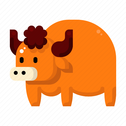 Bison, chinese, new, year, animal, zodiac, bovine icon - Download on Iconfinder