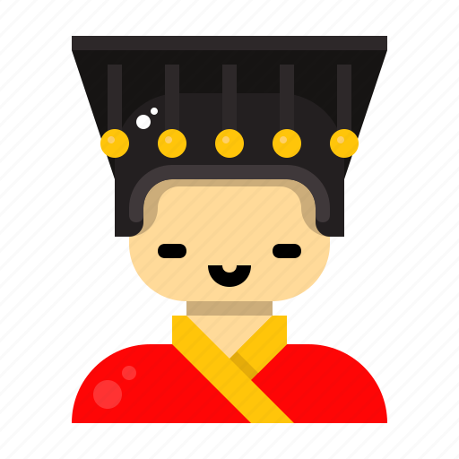 Character, chinese, new, year, avatar, traditional, dress icon - Download on Iconfinder