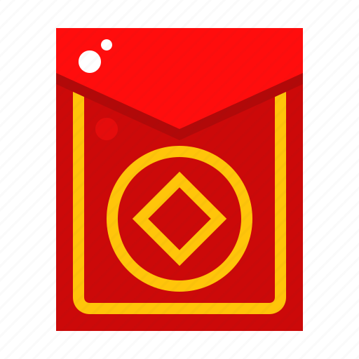 Envelope, chinese, new, year, paper, money, red icon - Download on Iconfinder