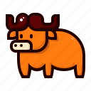 buffalo, chinese, new, year, animal, zodiac, bovine