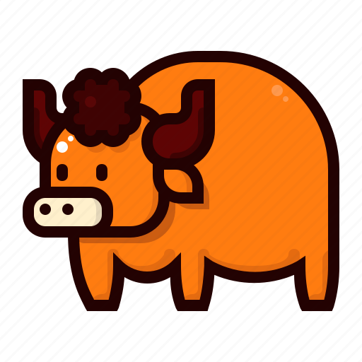 Bison, chinese, new, year, animal, zodiac, bovine icon - Download on Iconfinder